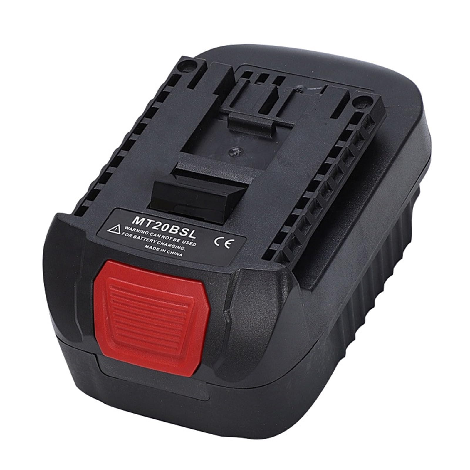 Para baterías de 18 V, fácil de transportar, carcasa de plástico resistente, adaptador general para herramientas eléctricas, fácil instalación de baterías a adaptadores de herramientas