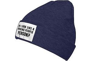 DO I Look Like A Fucking People Person Mens Beanies