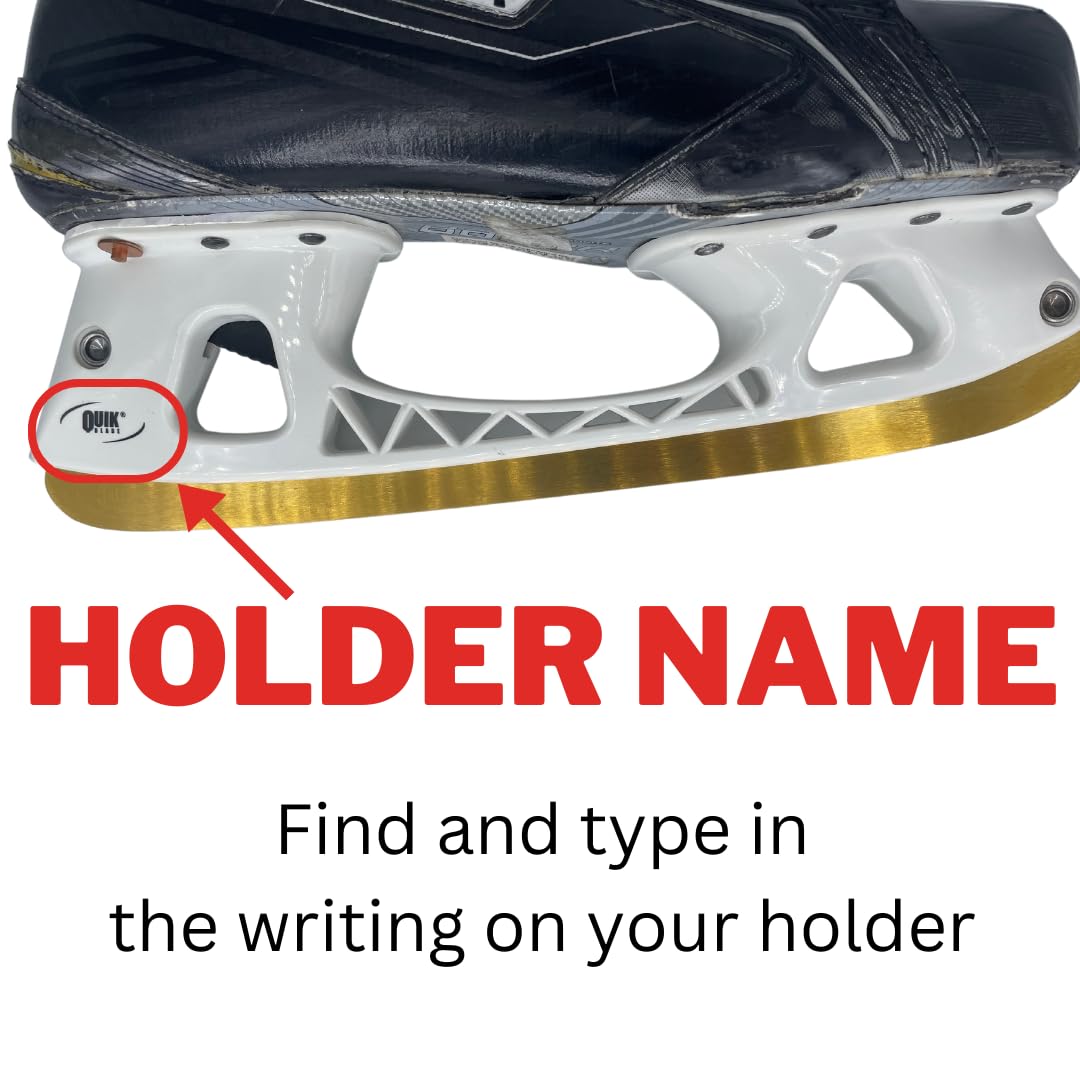 Replacement Hockey Skate Blades - Mirror Stainless - All Quick-Release Holders