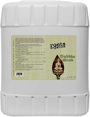 Miniatura 1 de roots organics Buddha Grow, 2-0.25-2 NPK Fertilizante líquido orgánico - 5 galones