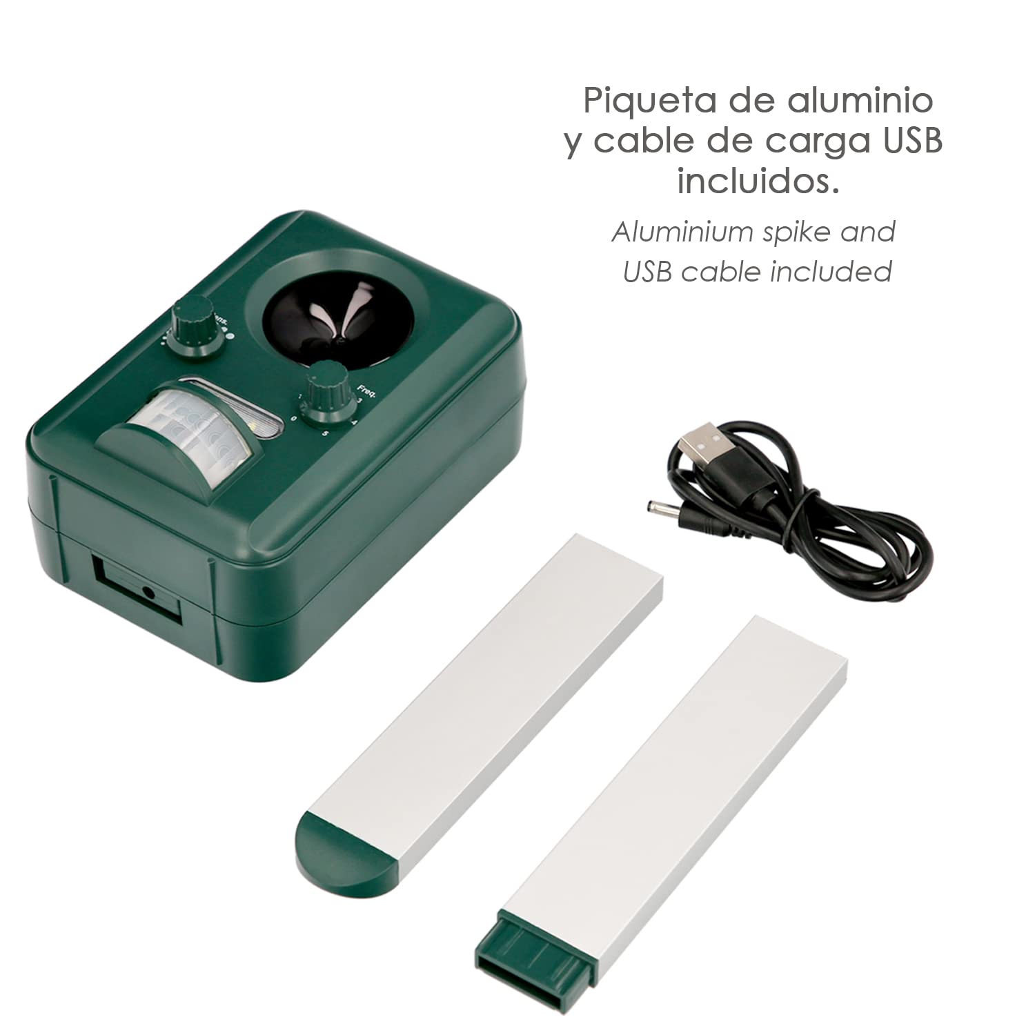 Repellente ULTRASUONI Solare X Diversi Animali FREQUE. Regolabile Maurer
