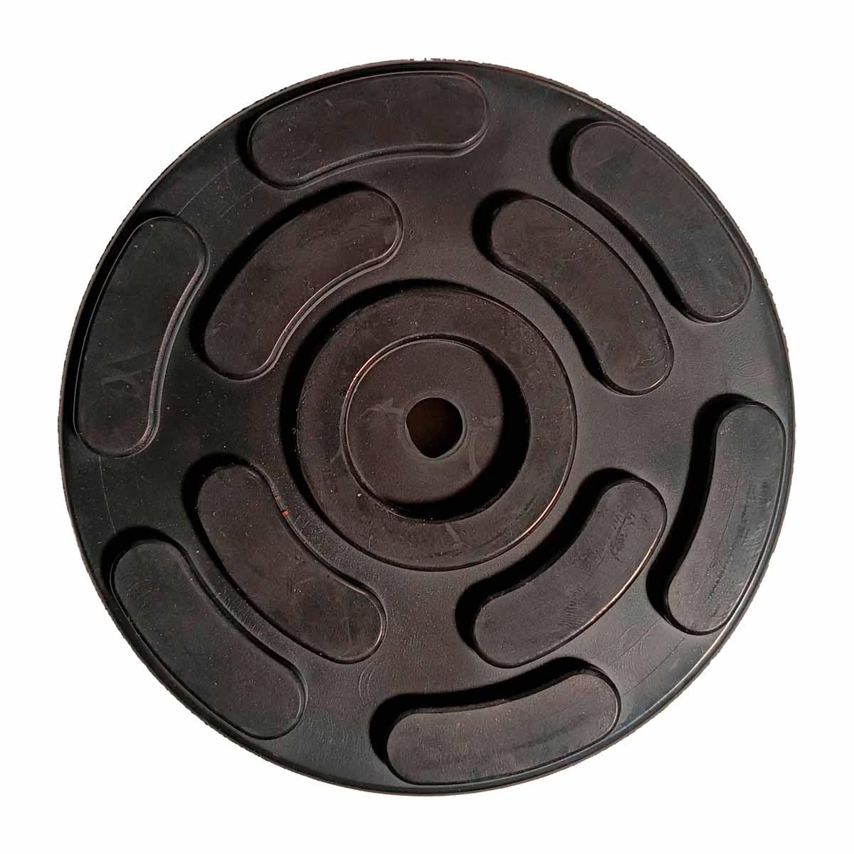 A2ZWORLD 4 Pezzi Tamponi A Cuffia in Gomma Rotondo, Diametro 140mm Spessore 27mm, Tampone Ponte Sollevatore, Compatibile con Ravaglioli Werther Omcn, Made in Italy