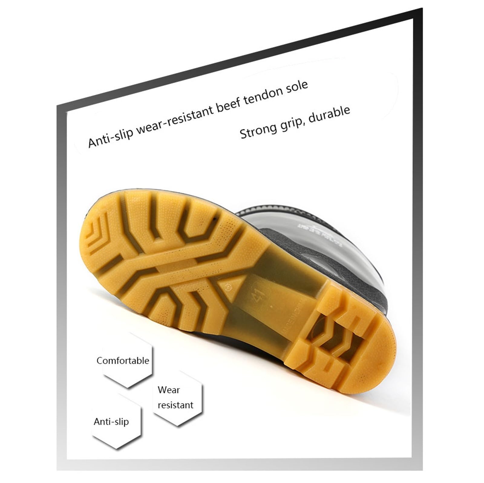 Męskie Wysokie Buty Do Pracy W Ogrodzie Antypoślizgowe Wodoodporne, Gumowe Buty, Lekkie, Wodoodporne, Oddychające, Szybko Odprowadzające Wilgoć Kalosze, Na Wiosnę I Lato, Na Zewnątrz