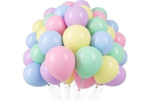 110pcs Pastel Easter Party Decoration Balloons for Egg Hunt Party Decoration