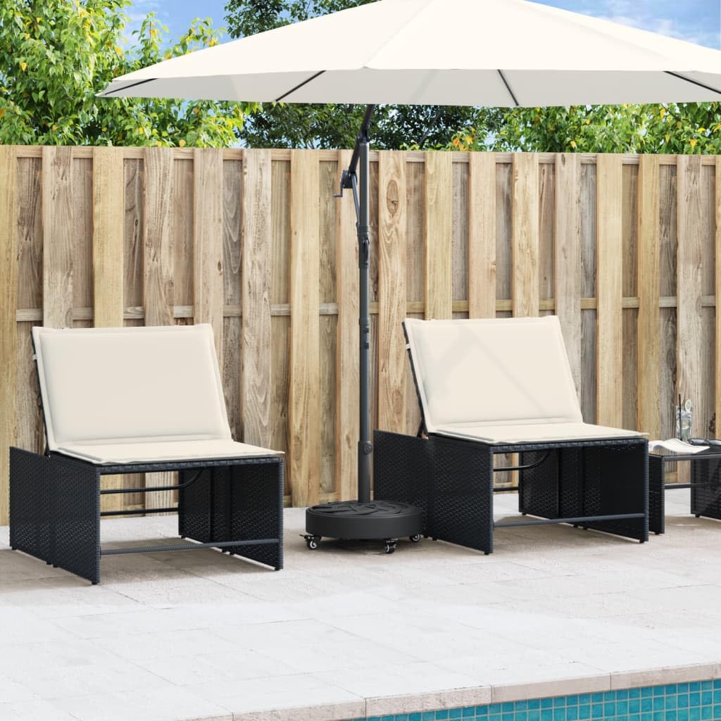 Lawn & Garden Pied de parasol à roulettes pour mât Ø38/48 mm 27 kg