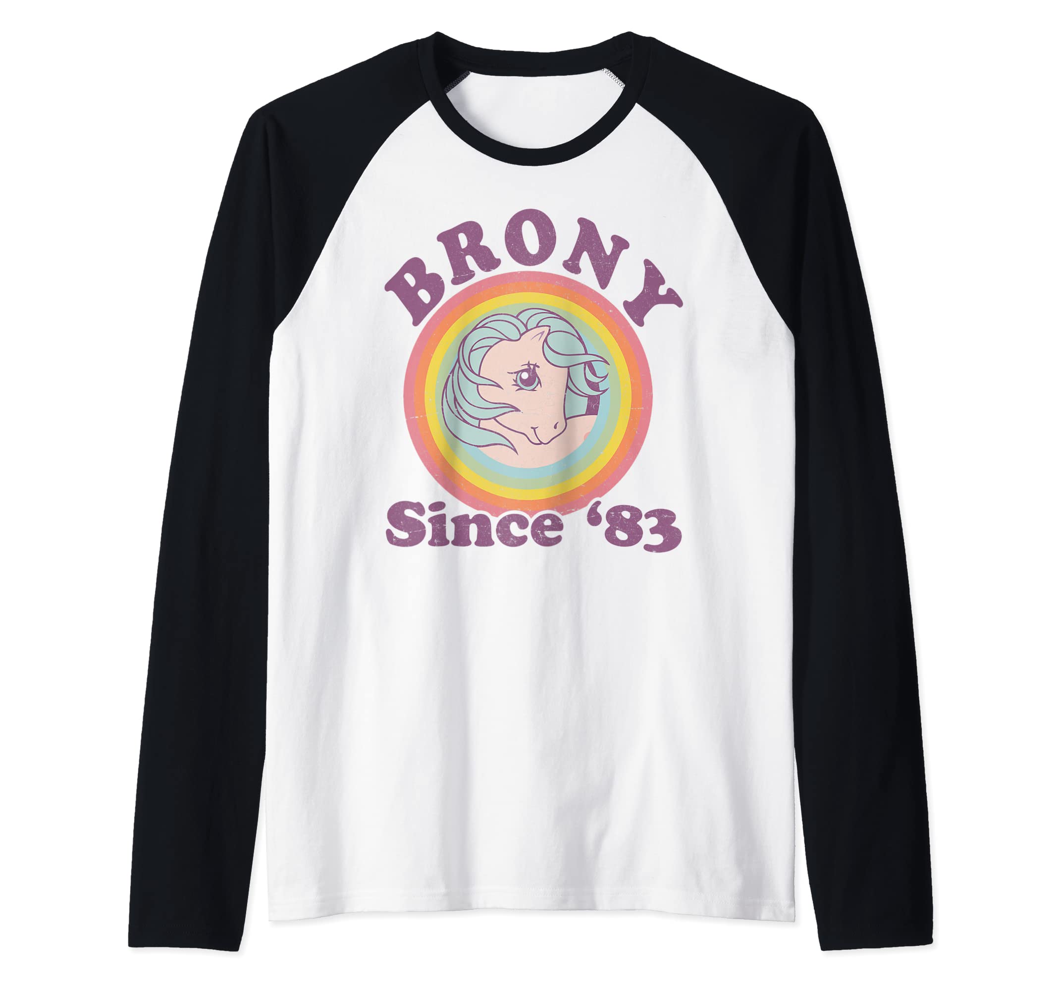 My Little Pony Brony Since '83 Retro Raglan Baseball Tee