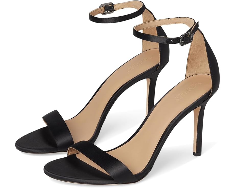 Lauren Ralph Lauren Allie Pave-Buckle Satin Sandals - Pair View