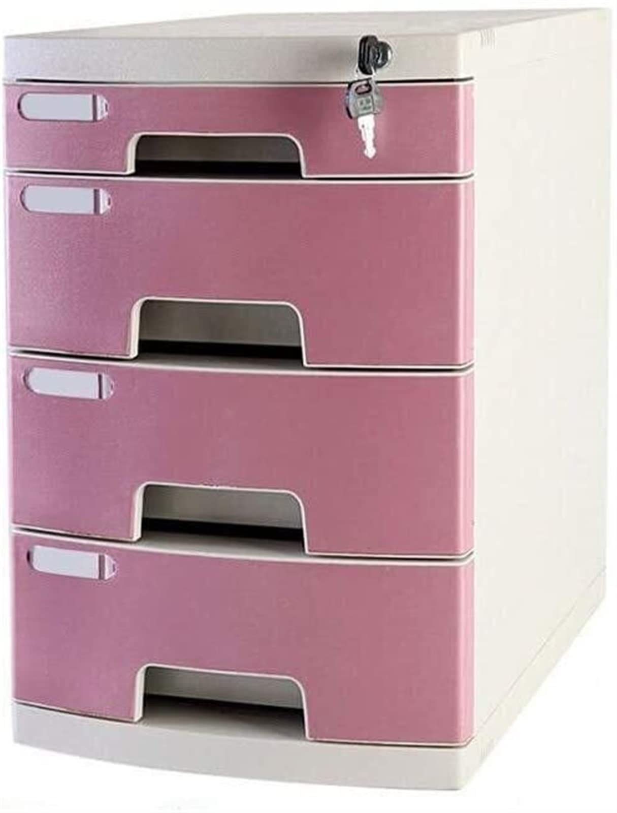 VUIKLCty Plastic Storage Cabinet File Cabinet Data Cabinet Office Desktop Home Filing Cabinet Office Plastic Cabinet