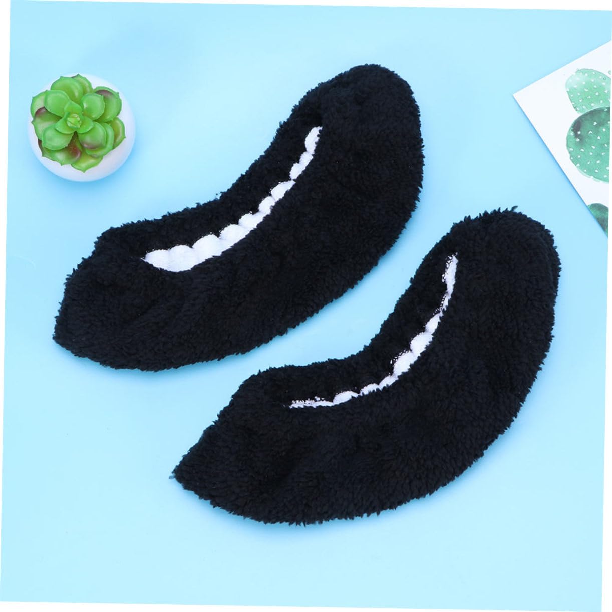 2 Paires de Protège-Lames de Patins à Glace en Peluche Polyester pour Garçon et Filles, Absorbe L'humidité et Confortable, Patinage Glace
