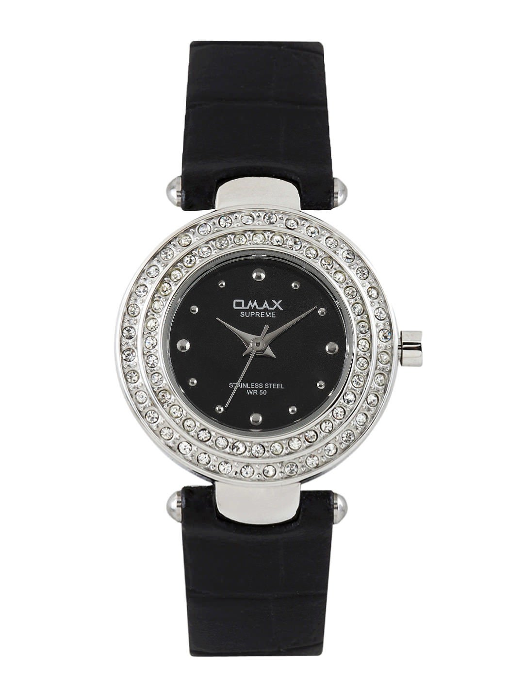 OMAX Analog Round Black Dial Womens Watch - LS132 (B00VURU7IC) Amazon Price History, Amazon Price Tracker