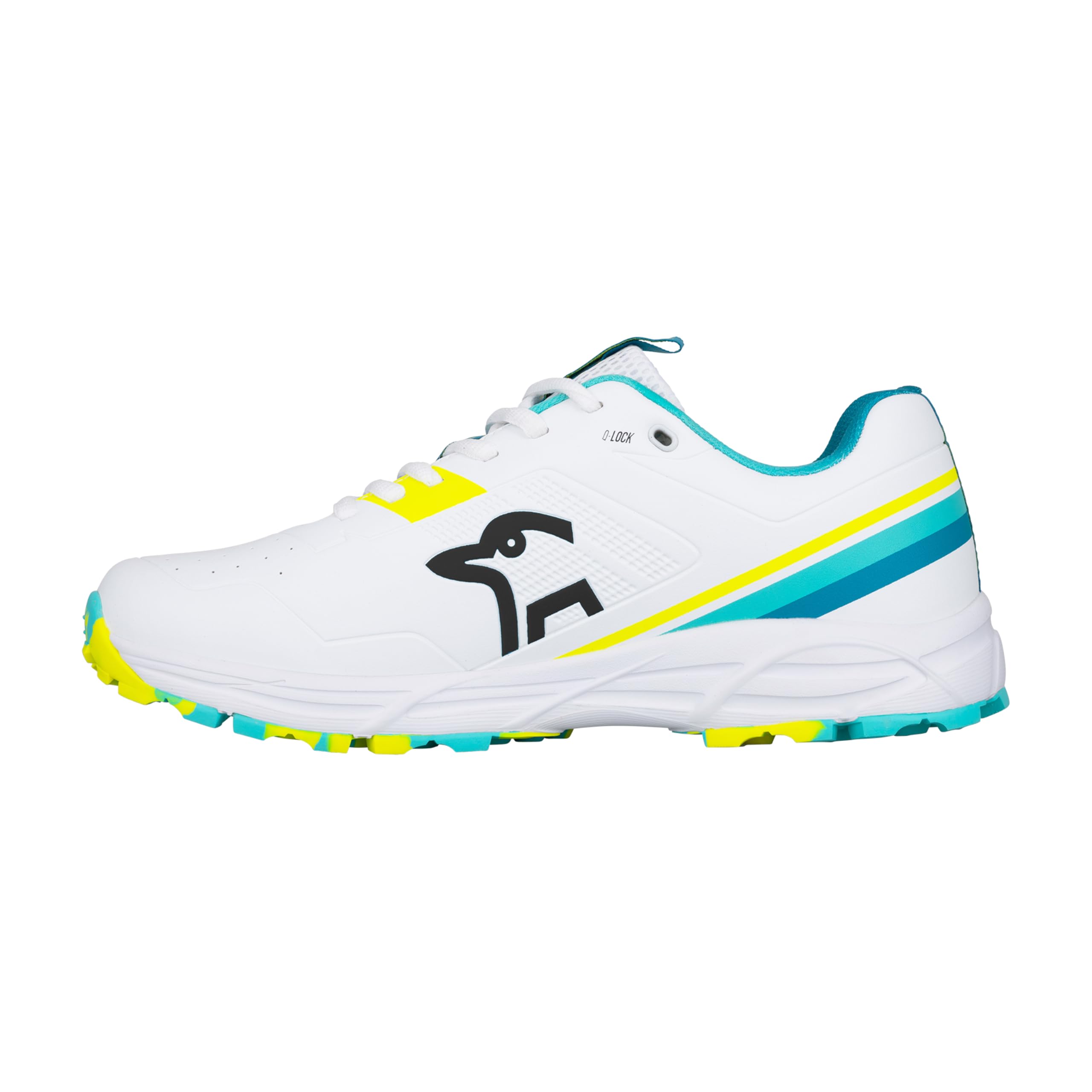 Kookaburra KC 3.0 Chaussure de Cricket avec Semelle en Caoutchouc Aqua/Jaune