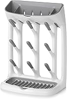 OXO Tot Space-Saving Baby Bottle Drying Rack - Compact BPA-Free Dish Rack for Bottles, Nipples & Pacifiers