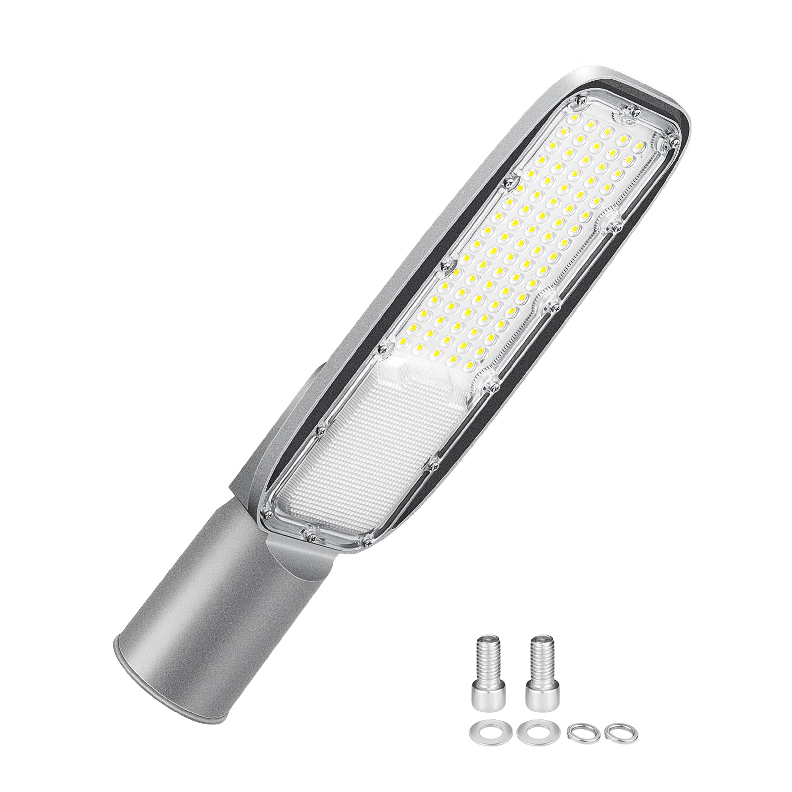 PICAA 50W Commercial LED Street Light, Outdoor Security Flood Light 4000K — image 1