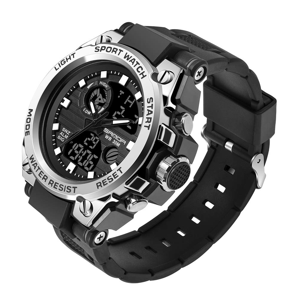 AIMES Men's Watches Sports Outdoor Waterproof Military Watch Analog