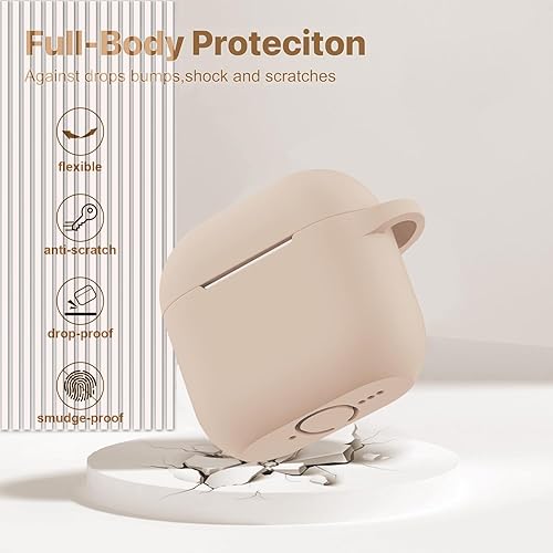 Miniatura 5 de Funda para Apple Airpods 4 – VOTILE Airpods 4 Fundas 2024 Funda de silicona para mujer iPod 4 auriculares inalámbricos Accesorios Fundas de carga Té