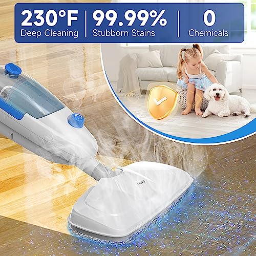 Neugo NE-033 Steam Mop For Hardwood Floor Cleaning, Floor Steamer Cleaner Lightweight For Vinyl, Laminate, Carpet, Tile Hard Floors W/Adjustable Steam Modes & Height thumb #1