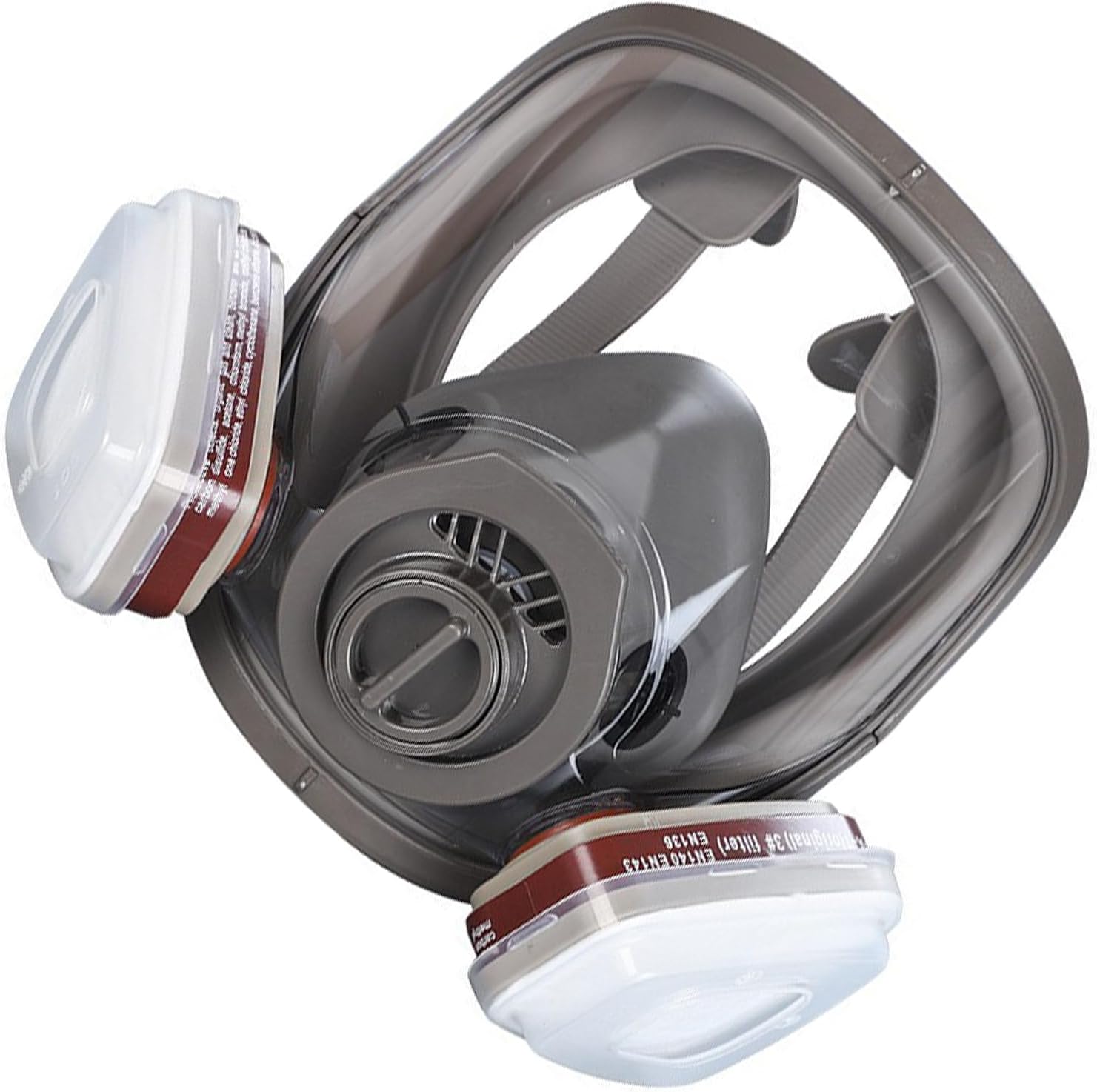 Full Face Respirator, Respirator with Filter Systems for Welding Woodworking, Protective Face Cover for Work, Paint