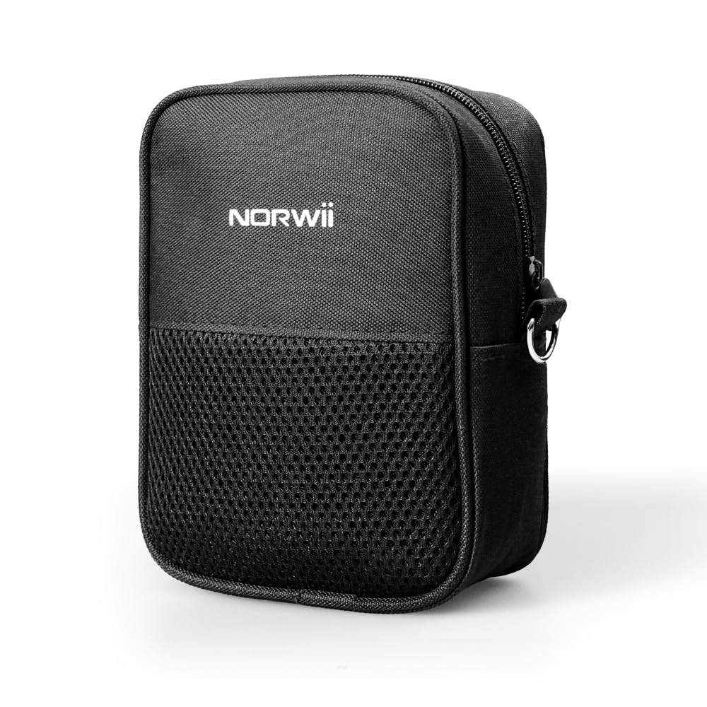 Norwii Dedicated Storage Bag with Waistband for Portable Mini Voice Amplifier with Wired Microphone