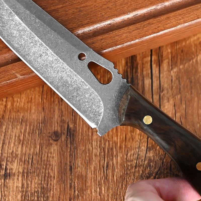 Meat Cleaver,Cleaver Knife Stainless Steel Hand Knife Boning Knife Kitchen Meat Cleaver Butcher Special Knife Outdoor Survival Knife Universal Knife, LAMAJIGA5844