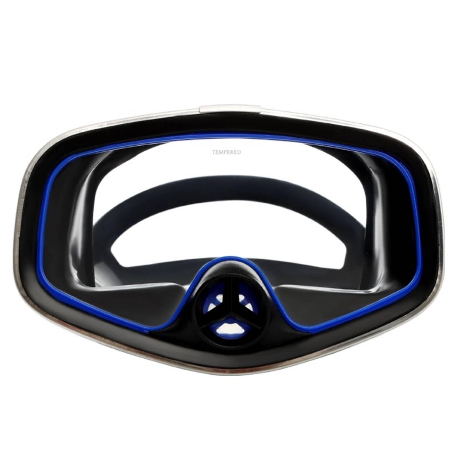Milageto Gafas Buceo Panorámicas Visión Amplia Más Natación con Nariz Ajuste Cómodo Más Snorkel Completa para Adultos