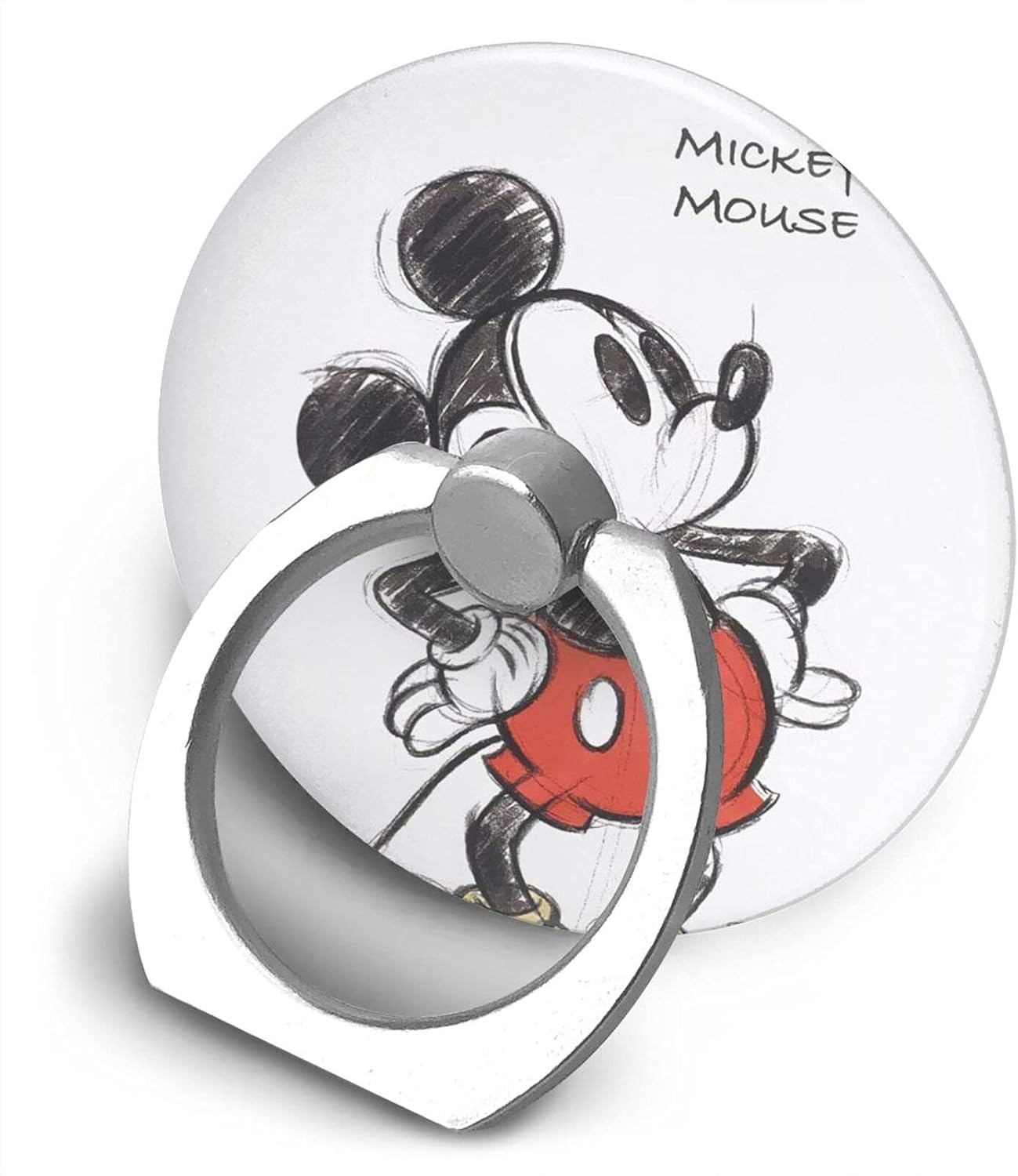 ディズニー ミッキーマウス かわいいデザイン スマホリング 円形 エアバッグホルダー ホールドリング 指輪リング 落下防止 片手操作 スタンド機能 薄型 リングスタンド バンカーリング リング スタンド機能 引張り可能 携帯便利 各機種適用 Archive Jakeandnecia Com