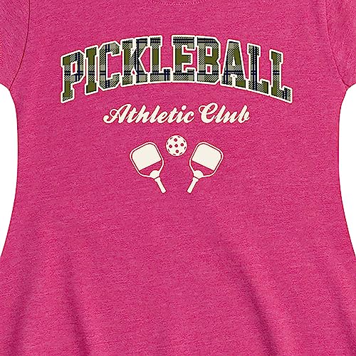 Instant Message - Pickleball Athletic Club - Toddler & Youth Girls Fit & Flare Dress2