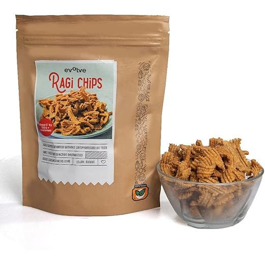 Evolve Snacks Ragi Chips 200g