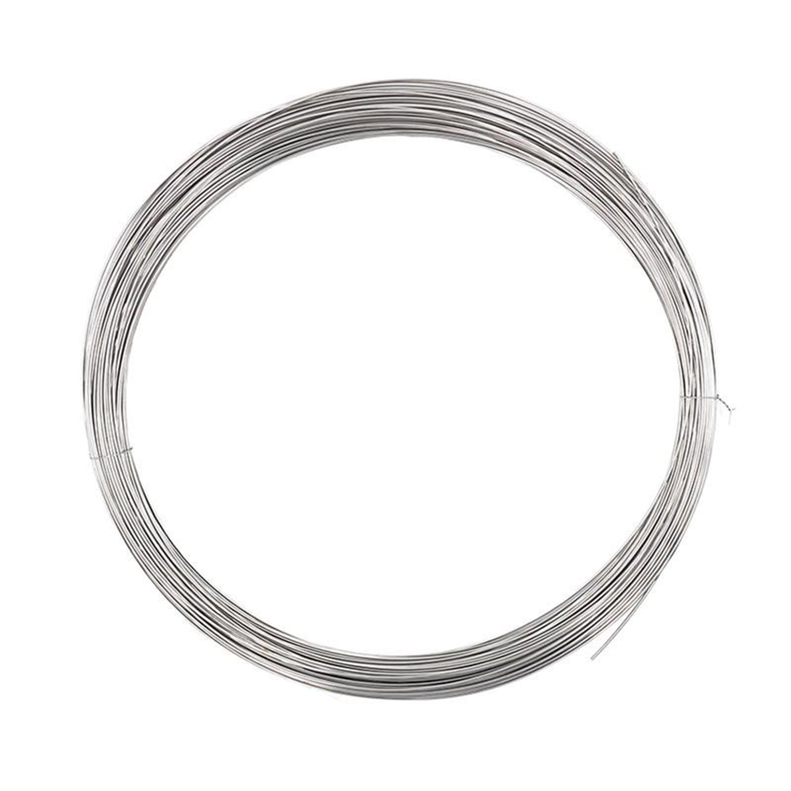 Alambre, alambre de acero inoxidable, alambre de acero inoxidable, 100 metros de diámetro de alambre duro 0,2 mm-1,0 mm, uso de alambre de acero inoxidable 304 for industria y laboratorio, escultura d