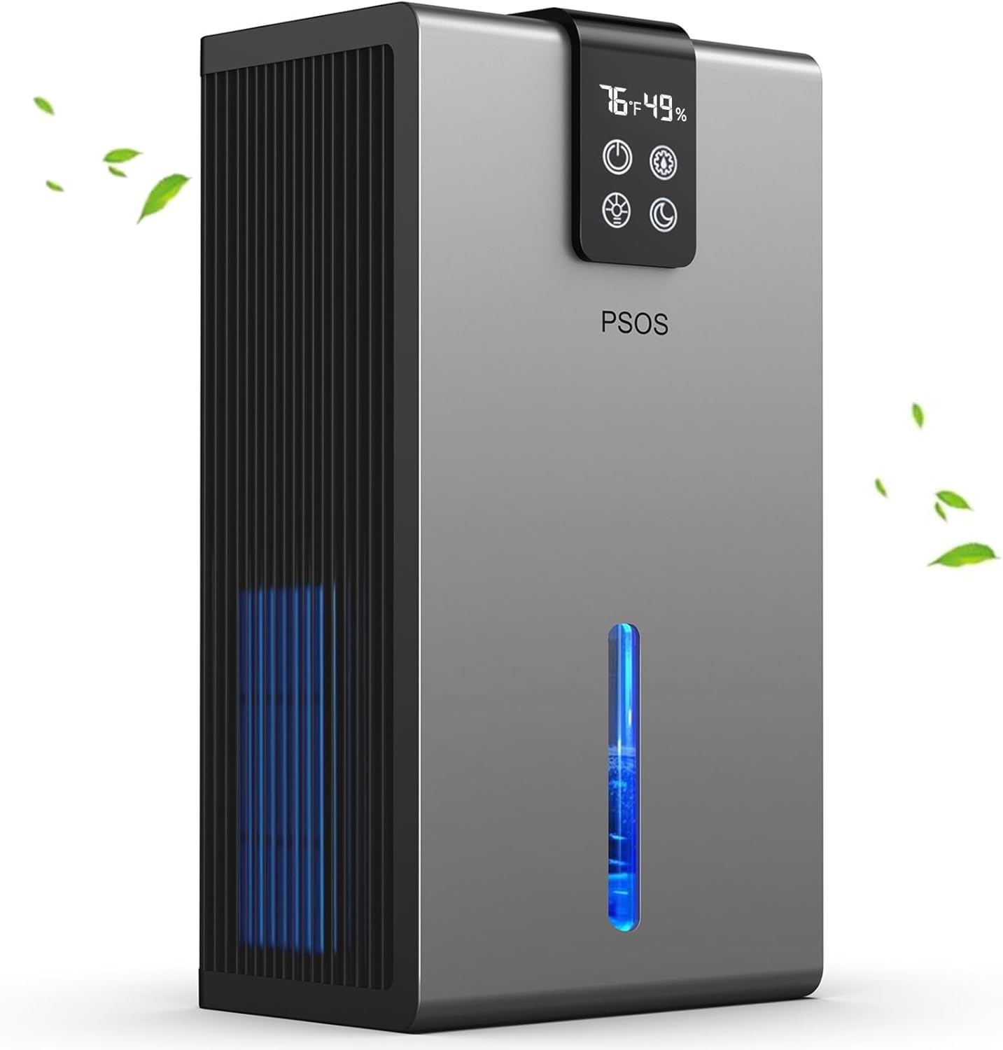 Dehumidifier, Dehumidifier for home, 120 OZ Water Tank (1000 sq.ft)，Digital Display, Auto Shut Off, Sleep Modes, Gray