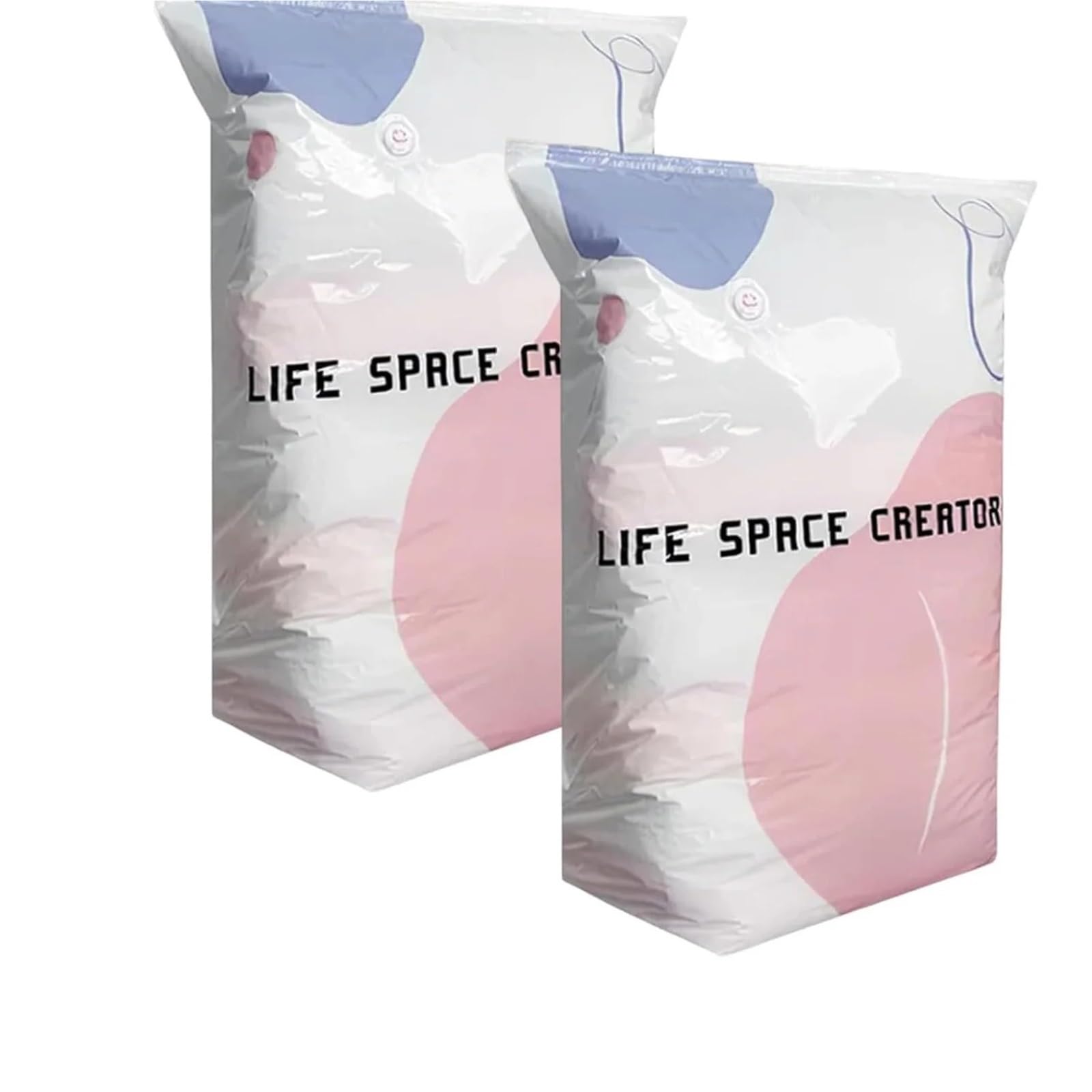 Vacuum Storage Bags 2PCS 3D Vacuum Storage Bags