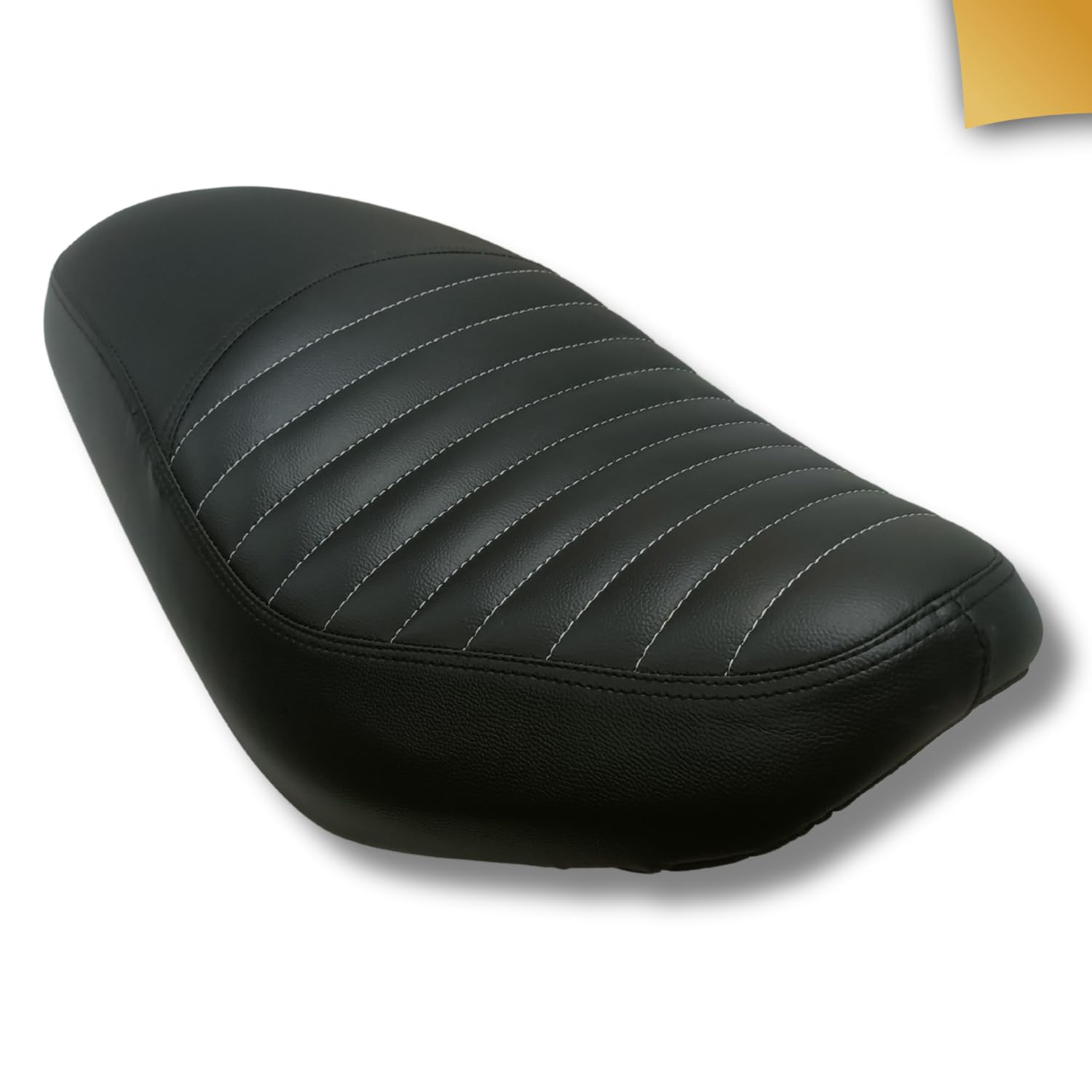 Hunter 350 Seat Cover – Ribbed Black with White Stitching | Waterproof | Premium Fit by Black Jack Seats-image-39