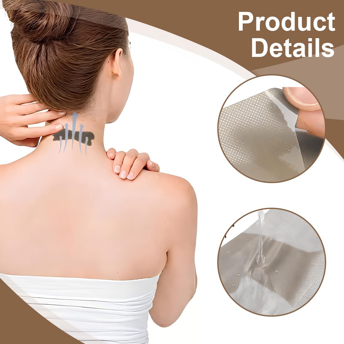 20pcs cerotti Lifting per Collo,Strisce per il lifting immediato del collo, Effetto Lifting e Rassodante Invisibile Leviga Pelle in Pochi Secondi per Donne Collo Viso Mento