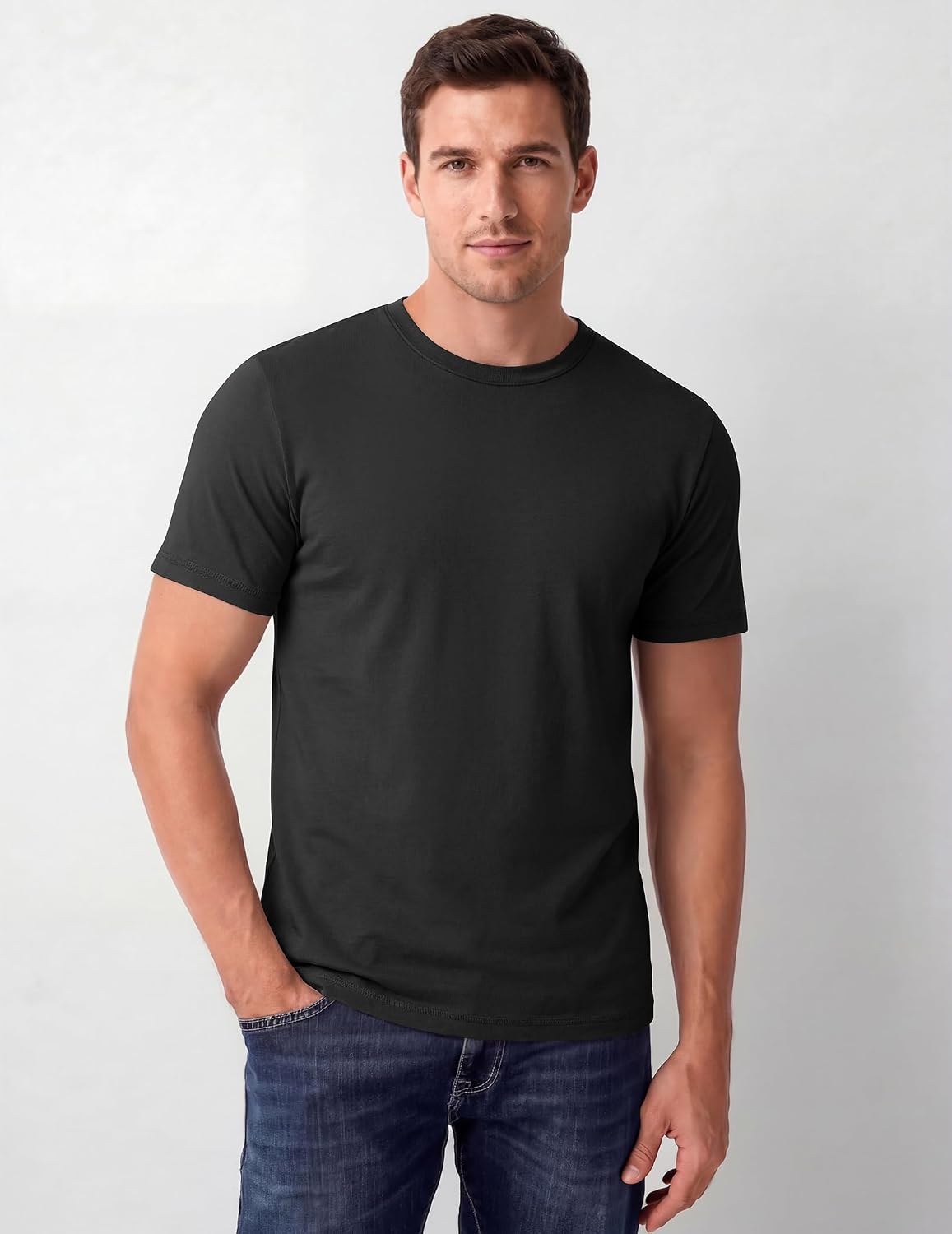 COOFANDY Men's T Shirts Short Sleeve Soft Crew Neck Lightweight Tee Shirts Casual Summer Basic Tops