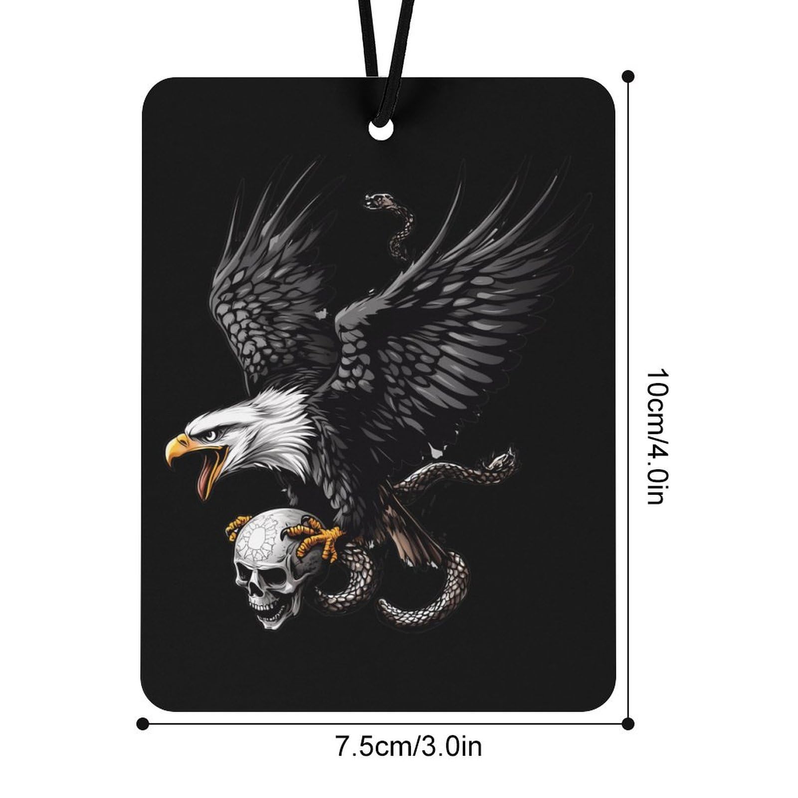 E-agle Cool Animal Car Air Freshener Hanging Aromatherapy Tablets for Car Accessories Square