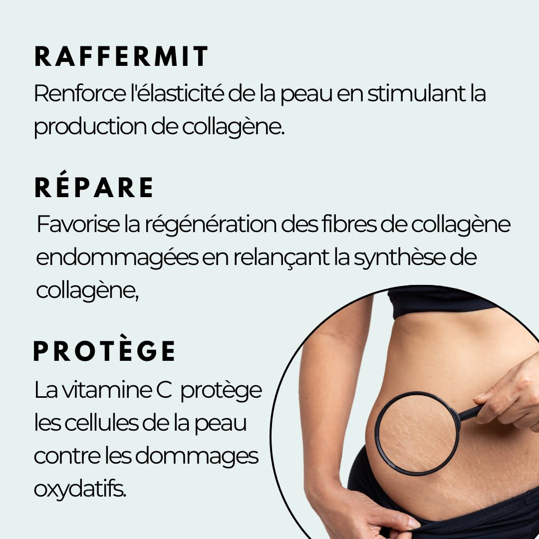 Oxyprolane Repair – Complément Alimentaire Anti-Vergetures | Peau Élastique & Régénérée | Peptides de Collagène, Astaxanthine, Vitamine C & E | 60 Gélules | Beauté & Soin de la Peau