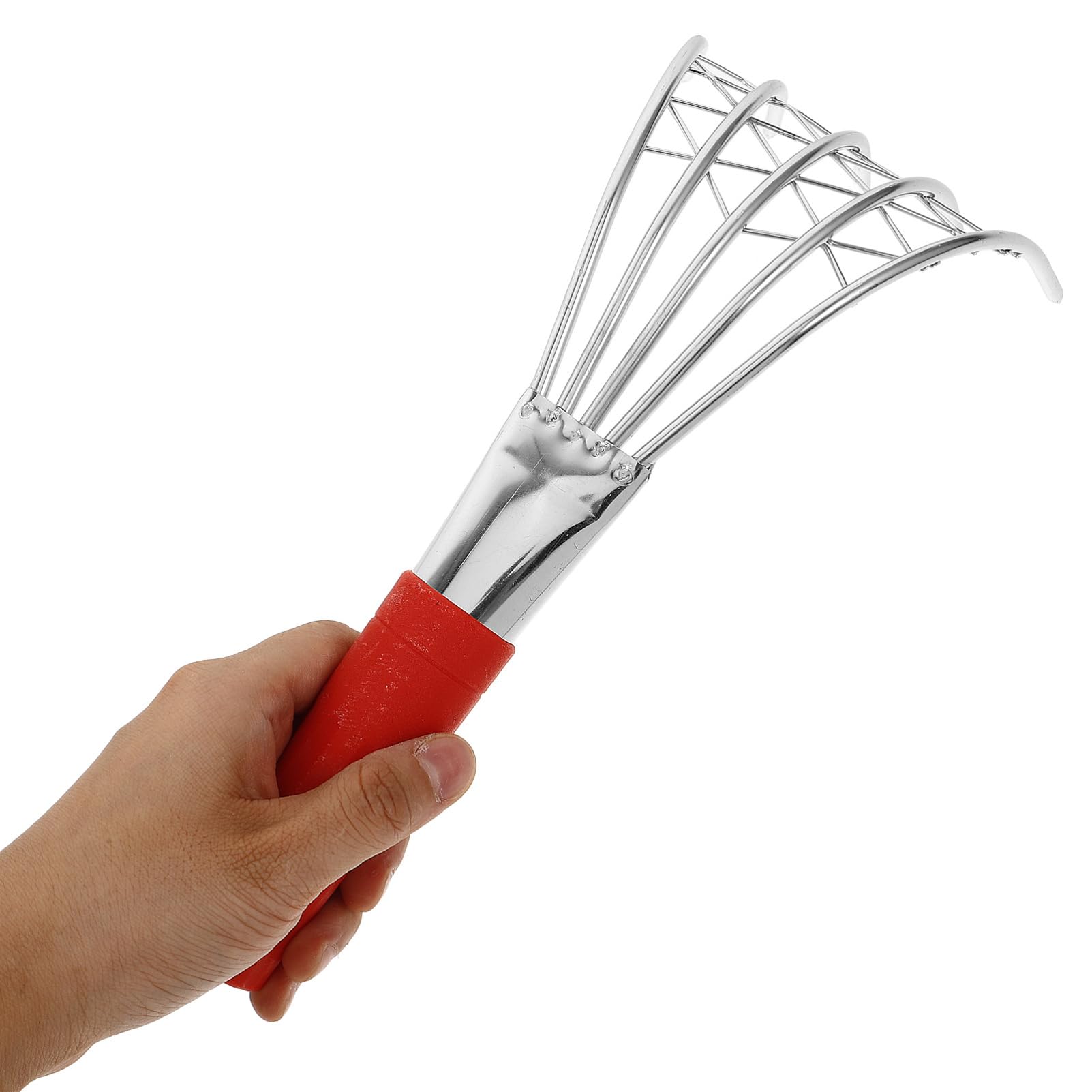 Toyvian 4 Stück Claw Rake Muschelrechen Ergonomischer Handgriff Strandwerkzeug für Muschelsuche und Gartenarbeit Robuste und Langlebige Konstruktion