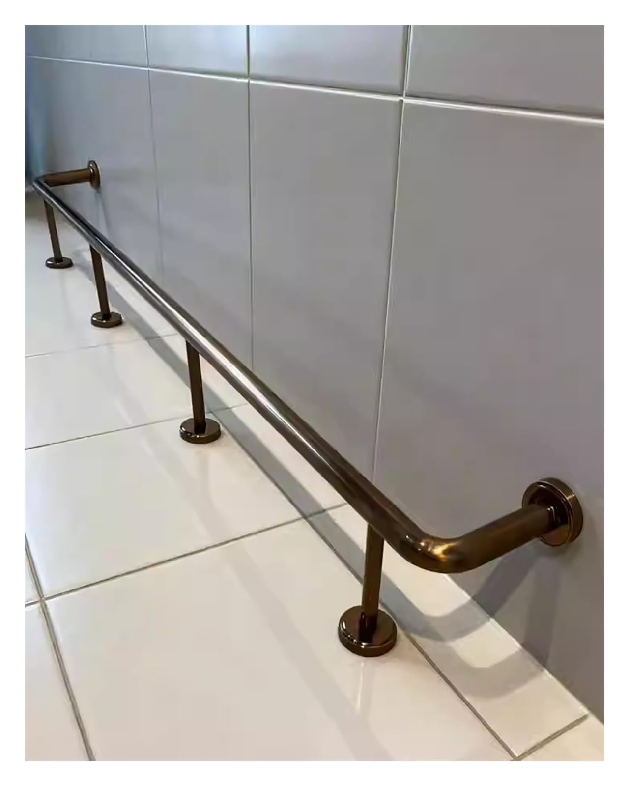 Kit de reposapiés de acero inoxidable premium con anclajes ajustables