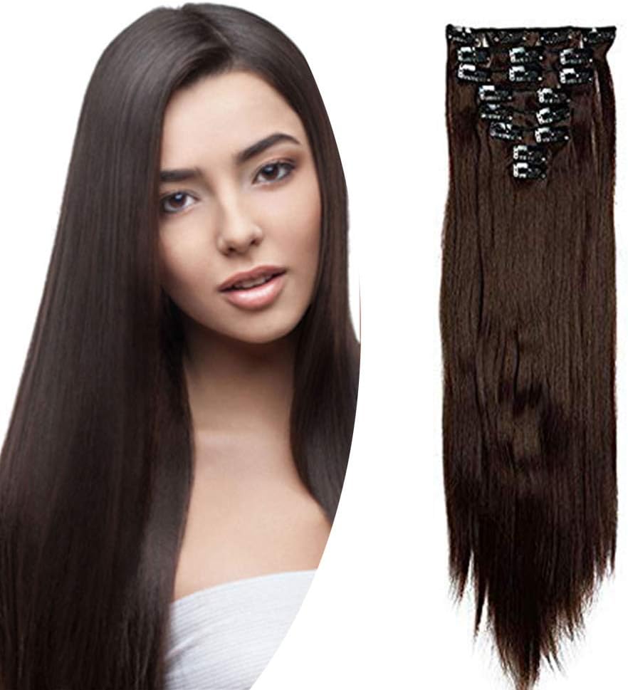 SEGO Extension Clip Cheveux Rajout Clips Cheveux Synthétique pas Cher