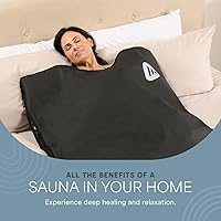Vista 7 de LifePro RejuvaWrap Infrared Sauna Blanket for Detox & Relaxation – Low EMF Carbon Fiber Heating, 9 Temp Levels, 5 Colors – Portable Sauna Blanket