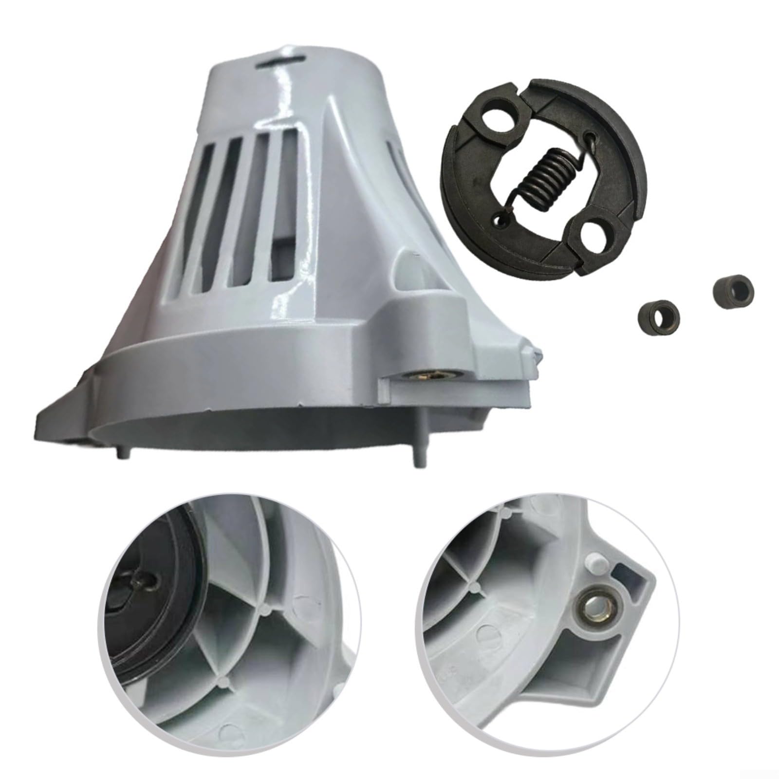 Carcasa de embrague de repuesto para modelos FS89 FS91 FS111 FS131 HT102 KM131R HT, diseñada para adaptarse con precisión y mejorar la fiabilidad del equipo