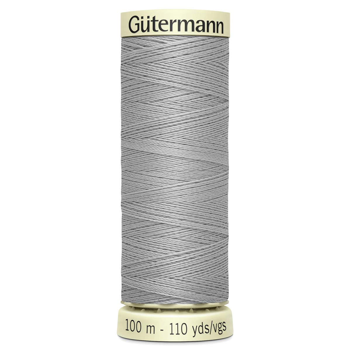 Gutermann 2T100/38 | 38-Silver Grey 100% Polyester Sew All Sewing Thread | 100m by Gutermann