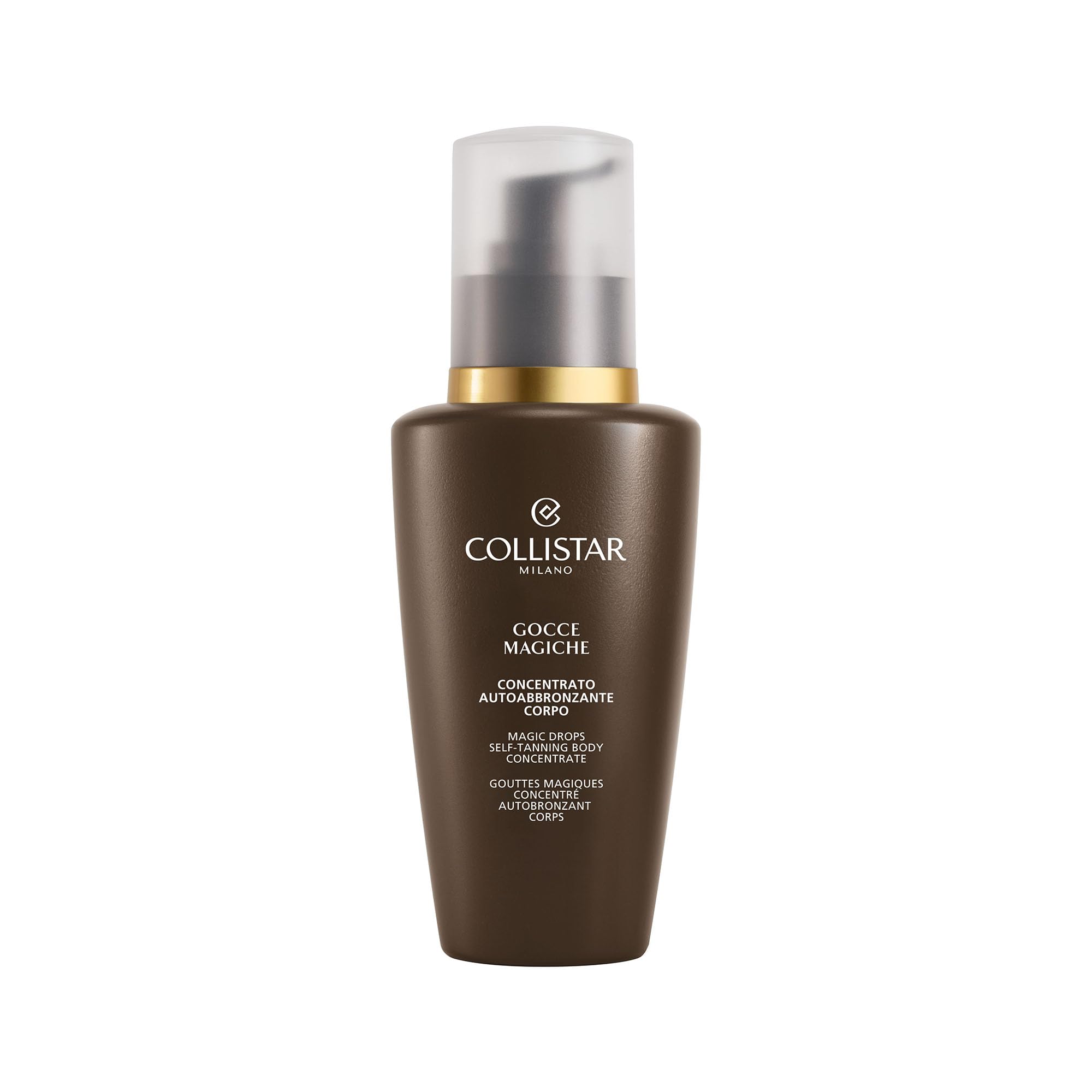 Collistar Gocce Magiche Corpo-Gambe, Concentrato Autoabbronzante, Effetto rapido, Abbronzatura Intensa, Naturale e Luminosa, No Macchie, Adatto a Tutti gli Incarnati, 125 ml