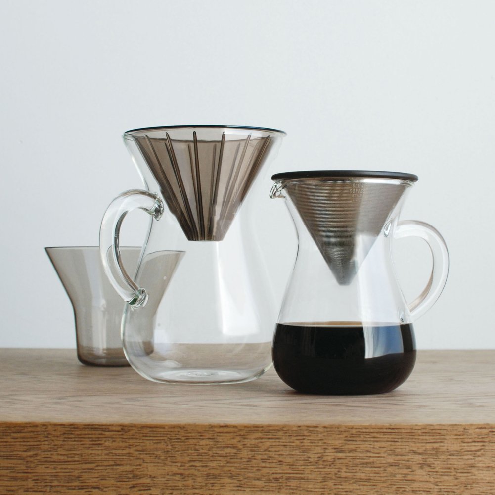 1.1 Liter Carafe Coffee Set with 20 Filters by Kinto for Slow Coffee by Kinto