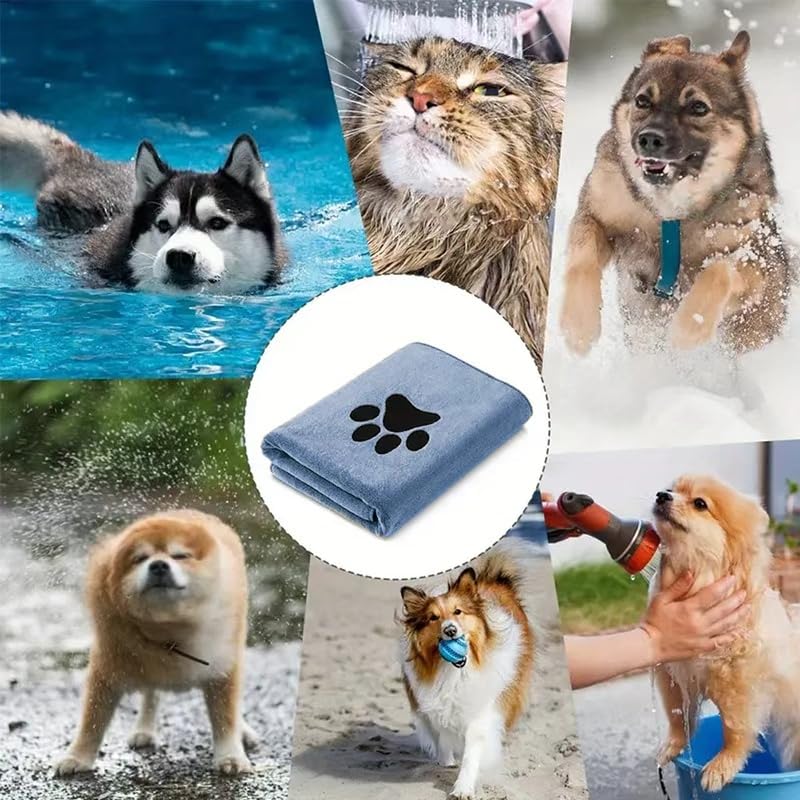 Dog Paw Cleaner Cup with Microfiber Towel Set - Portable Muddy Paw Washer for Dogs, Easy Clean Walking Accessory, 2-Piece Kit - Image 5