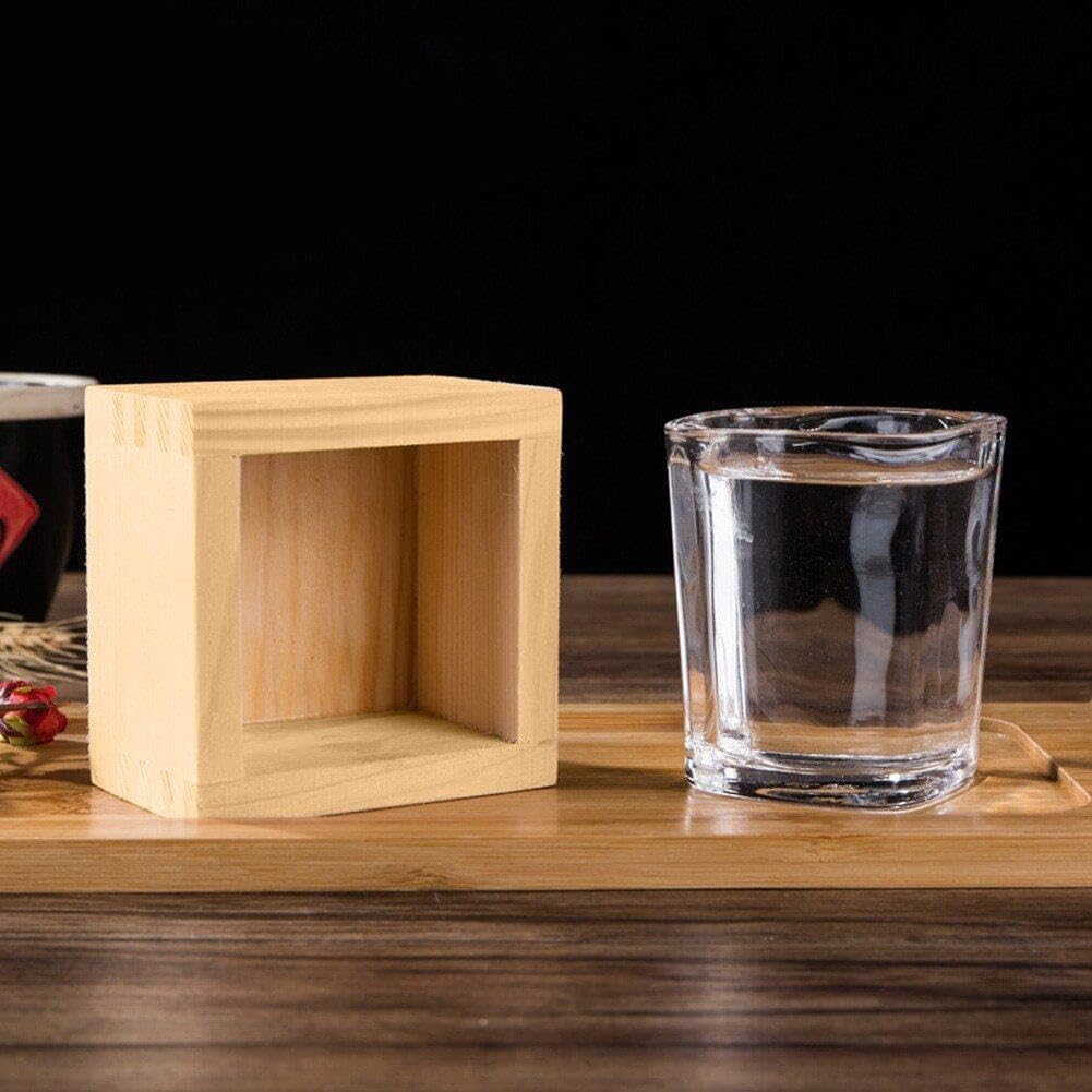 Tasse En Bois De Saké Fournitures De Culture De Saké Tasses À Saké En Bois Hinoki Tasses À Saké Japonaises Traditionnelles Masu Sake Masu Porte-gobelet À Saké Japonais Tasses À Thé À Saké Tasse À Saké