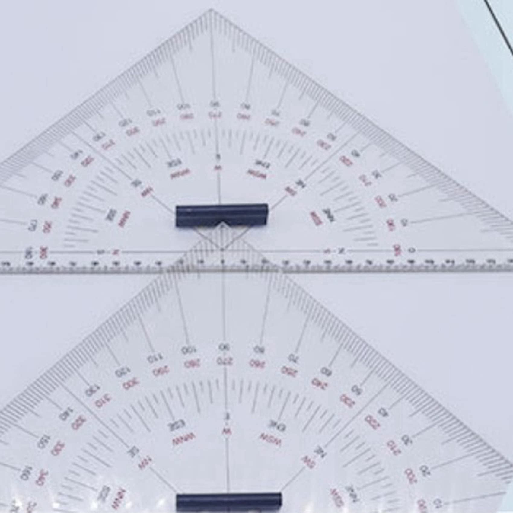 10X Diagrammzeichnung Dreieckslineal für Schiffszeichnung 300 mm Großes Dreieckslineal für Die Entfernungsmessung