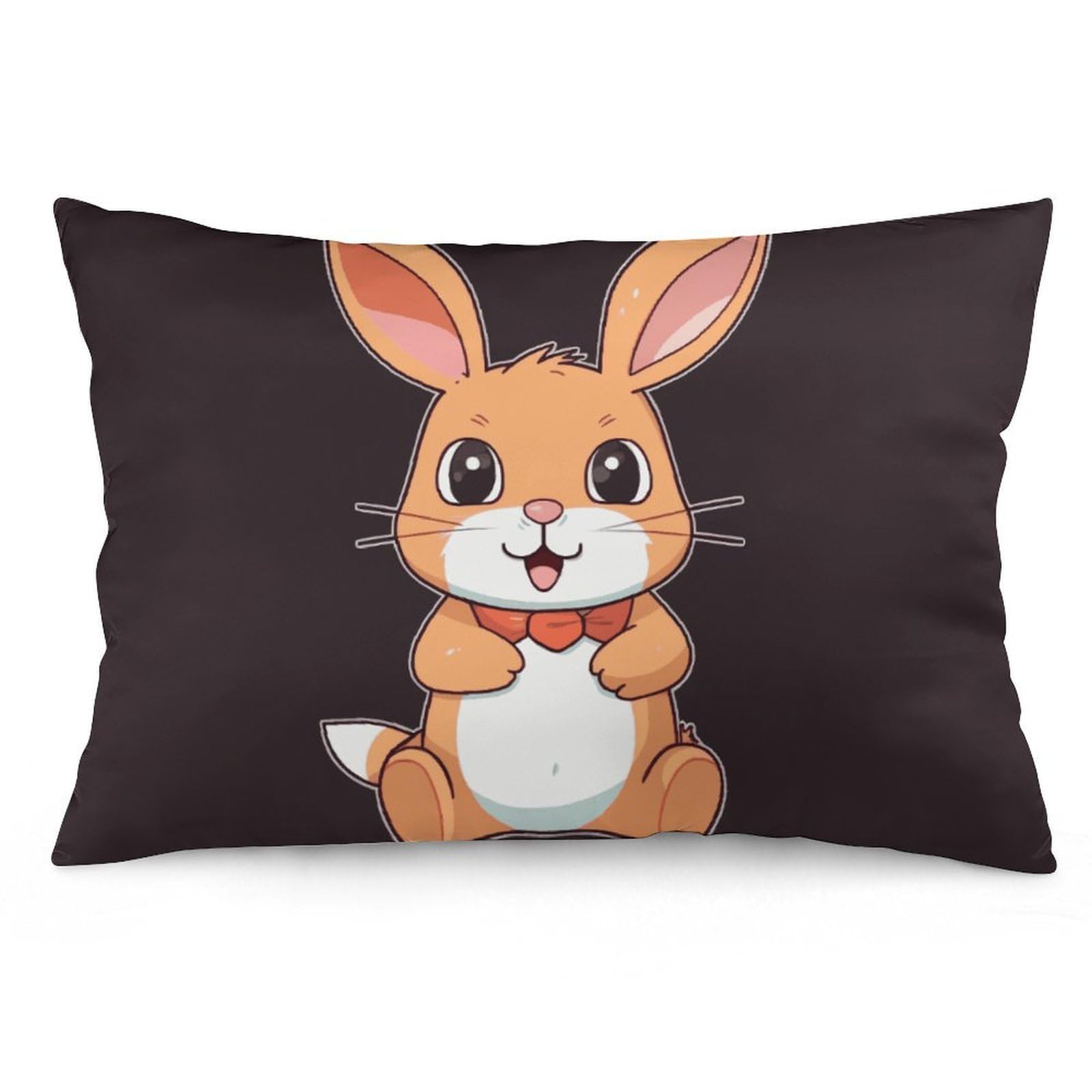 NTVOWPZO 2 Pack Decoration Throw Pillow Covers 20"x30" Pillowcases Covers Cute Cartoon Rabbit Pillowcases Modern Farmhouse Home Decor Sofa Cushions Covers for Couch Bed Living Room