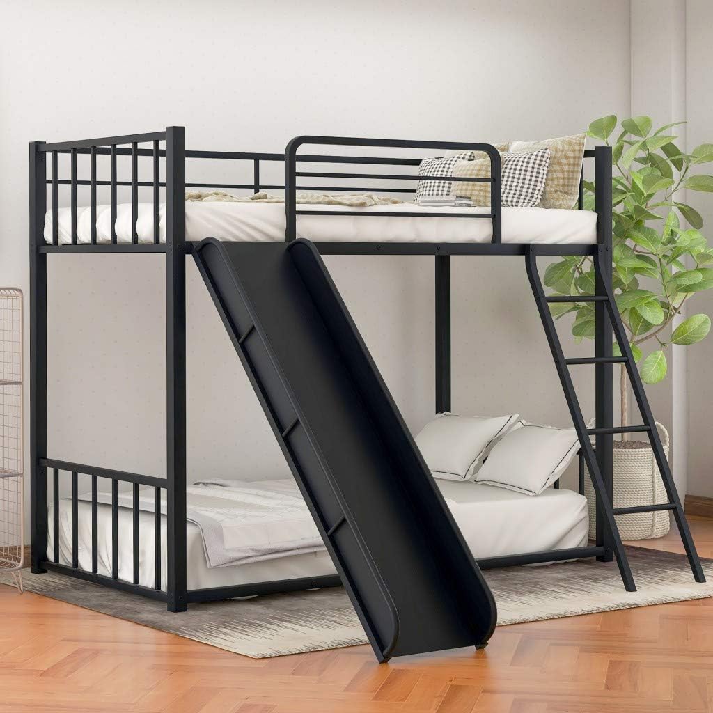 cheap bunk beds with slide