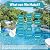 EcoSplash Salt Cell for Swimming Pool Salt Chlorine Generator Pool Salt Cell Replacement Fits for Hayward TurboCell W3T-Cell-15 BLW1T15H Chlorinator up to 40,000 Gallons
