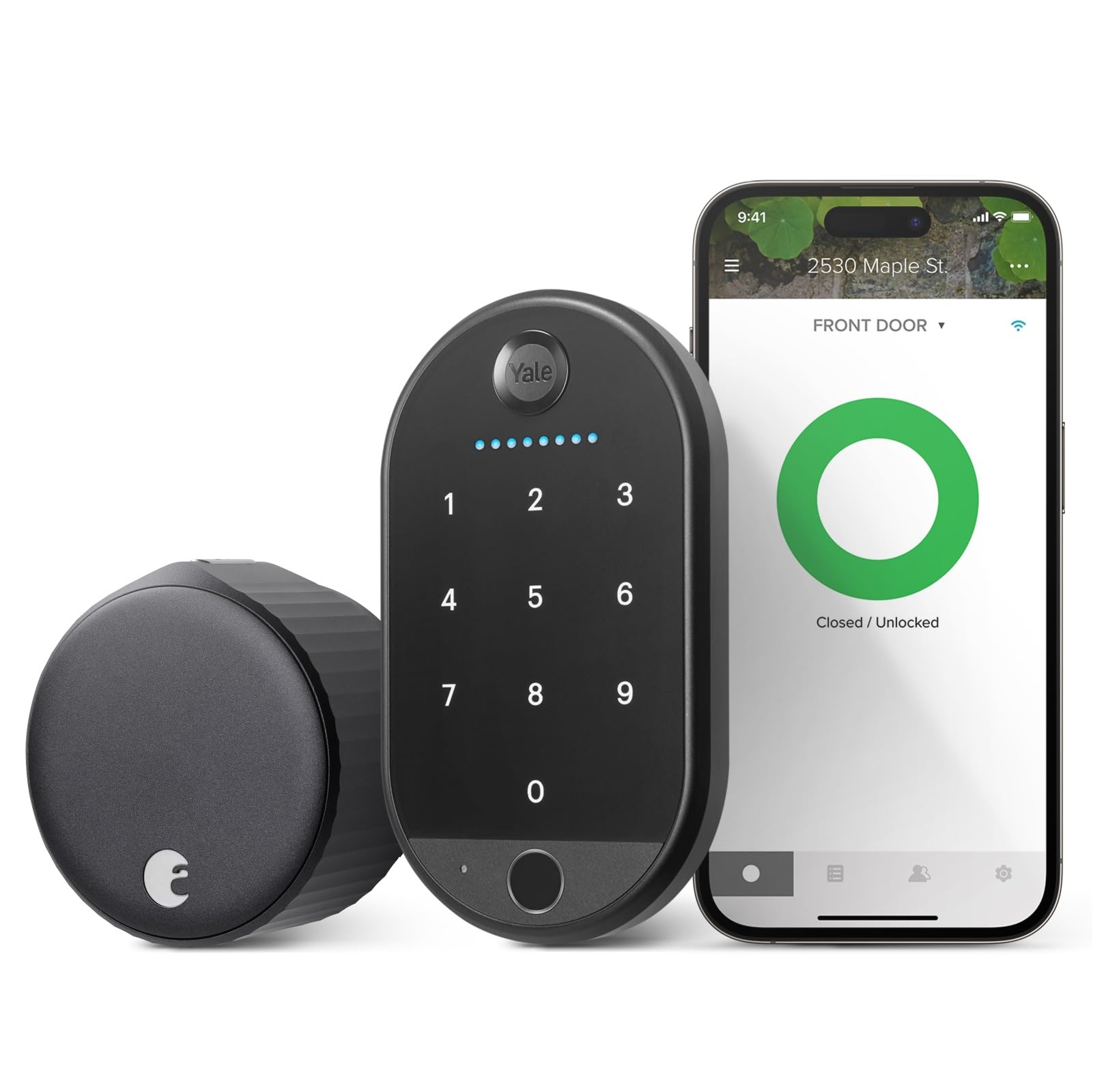 Yale August Wi-Fi Smart Lock with Keypad Touch in Black